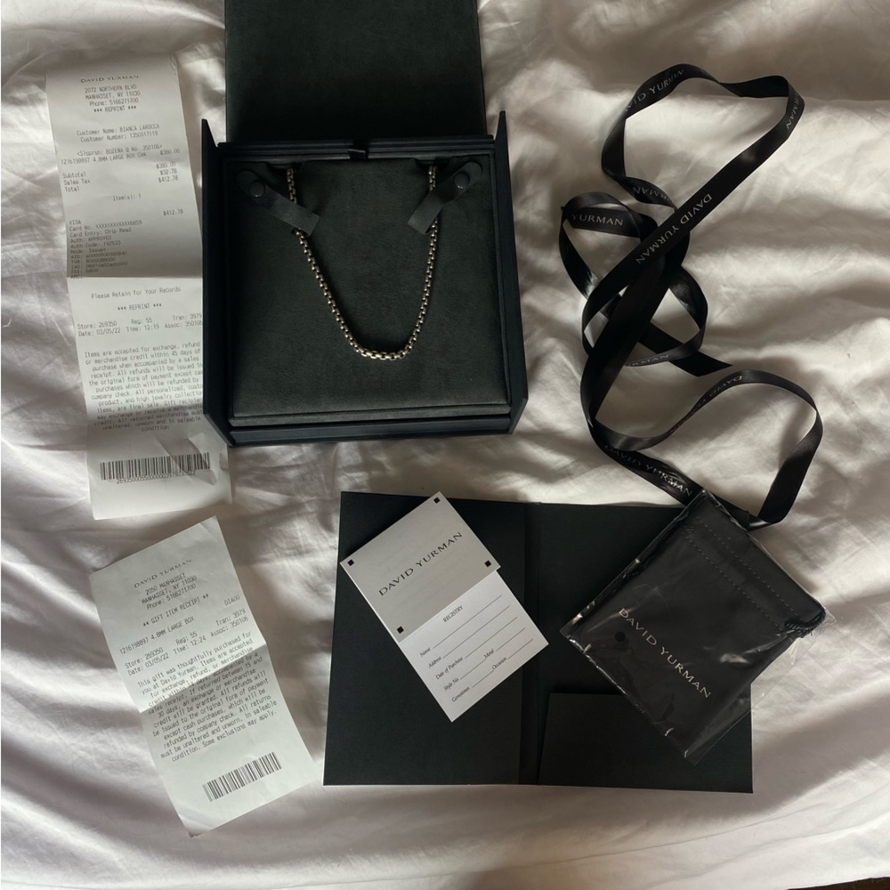 David Yurman Box Chain Necklace